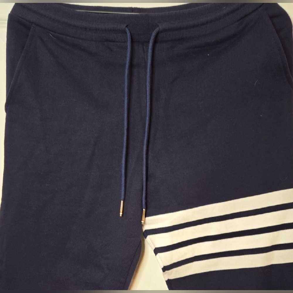 Thom Browne Navy  Joggers 🔵🔴🔵🔴🔵 - Picture 6 of 12